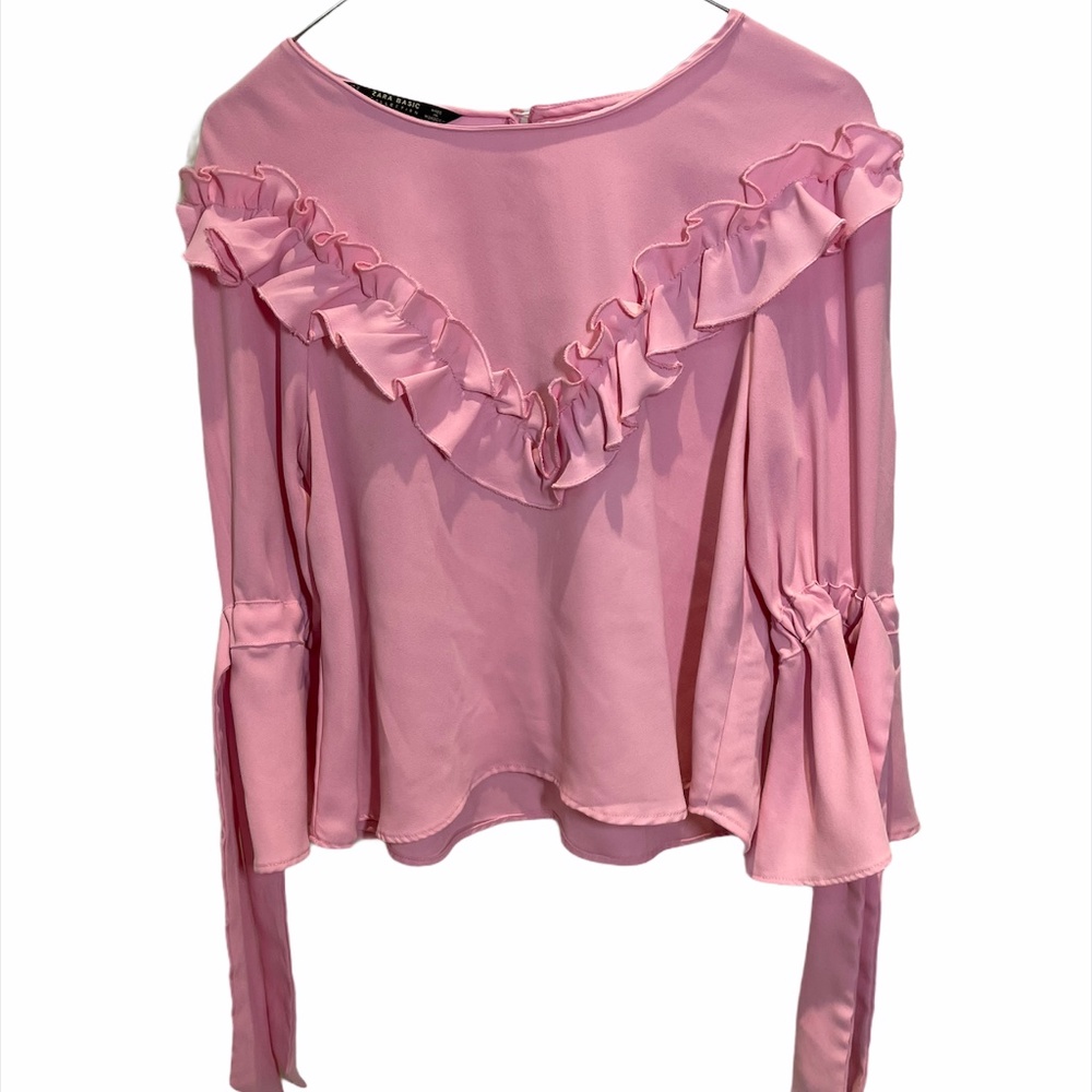 Zara pink blouse
